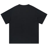 Sp5der Spider Web Print Gothic Punk T-Shirt Black